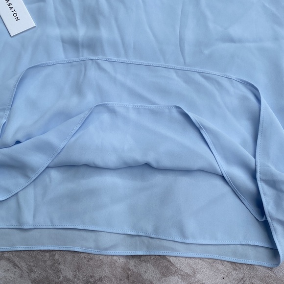 Aritzia Babaton Pastel Blue Murphy Long Office Sleeveless Top NWT - Picture 5 of 8